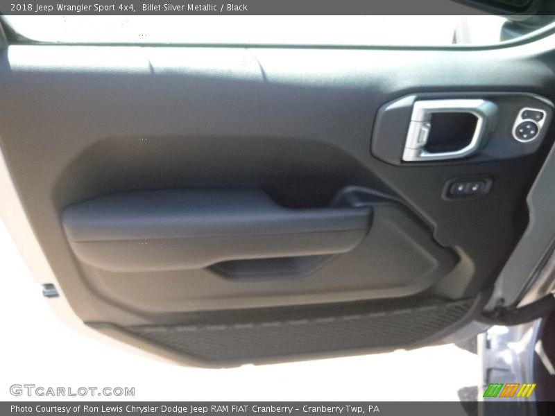Billet Silver Metallic / Black 2018 Jeep Wrangler Sport 4x4