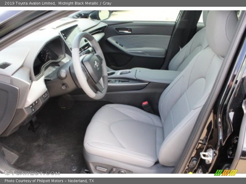 Midnight Black Metallic / Gray 2019 Toyota Avalon Limited