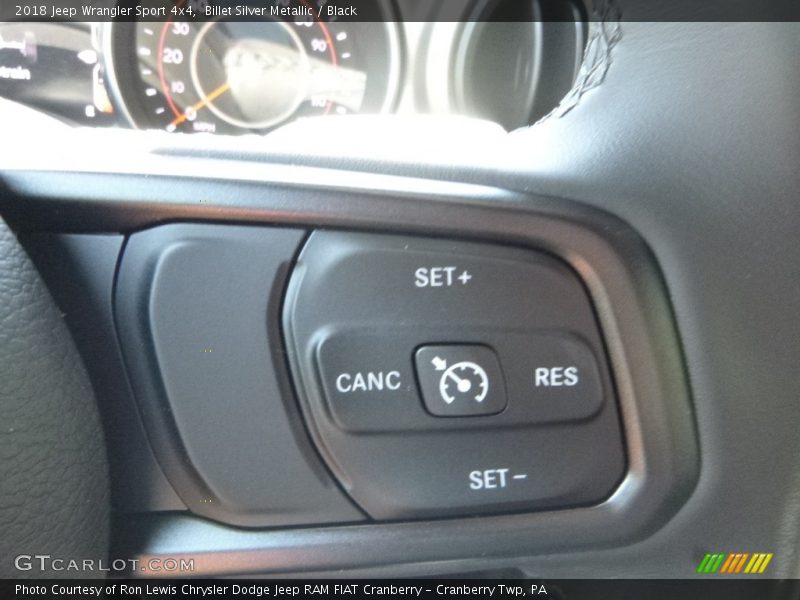 Billet Silver Metallic / Black 2018 Jeep Wrangler Sport 4x4