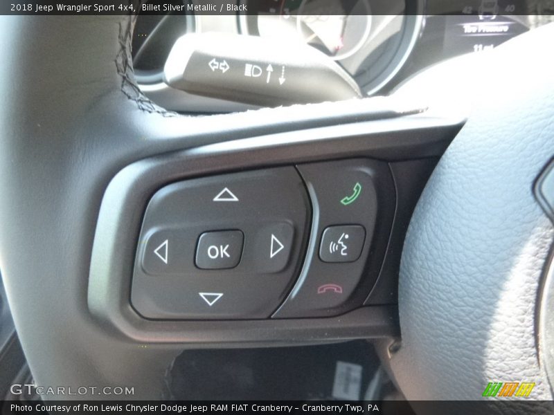 Billet Silver Metallic / Black 2018 Jeep Wrangler Sport 4x4