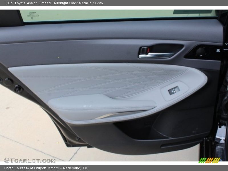 Midnight Black Metallic / Gray 2019 Toyota Avalon Limited