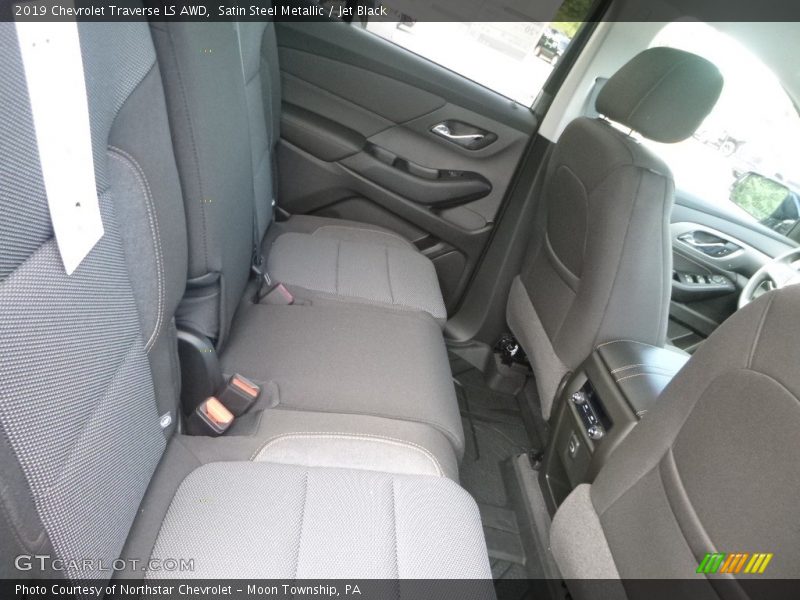 Satin Steel Metallic / Jet Black 2019 Chevrolet Traverse LS AWD