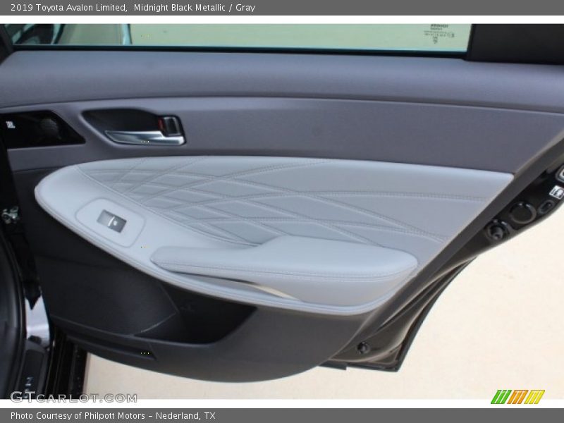 Midnight Black Metallic / Gray 2019 Toyota Avalon Limited