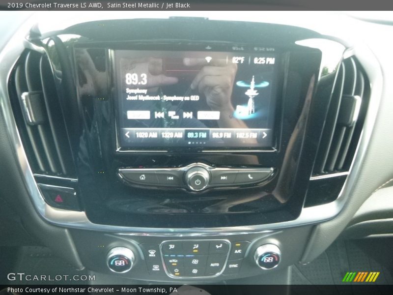 Satin Steel Metallic / Jet Black 2019 Chevrolet Traverse LS AWD