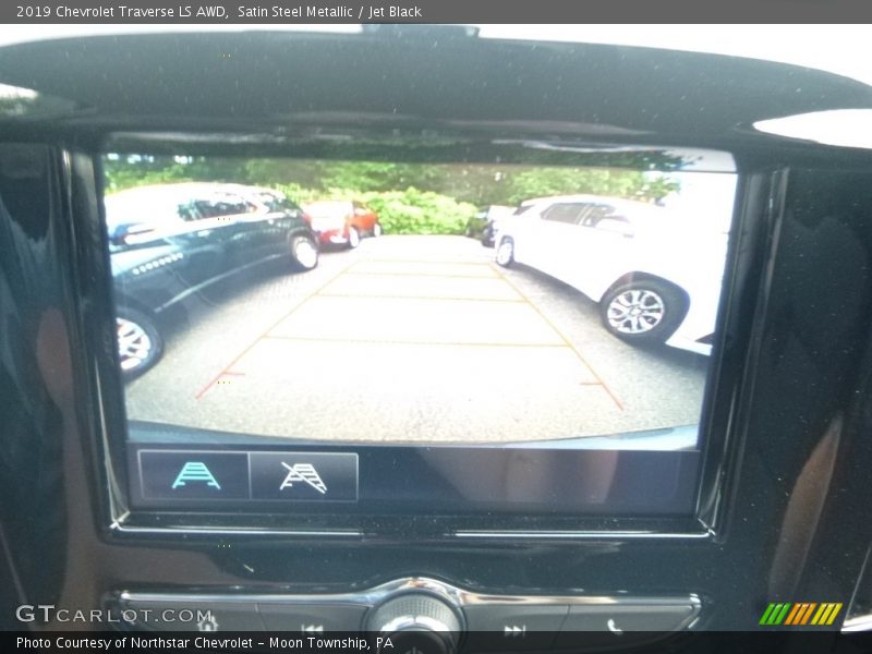 Satin Steel Metallic / Jet Black 2019 Chevrolet Traverse LS AWD