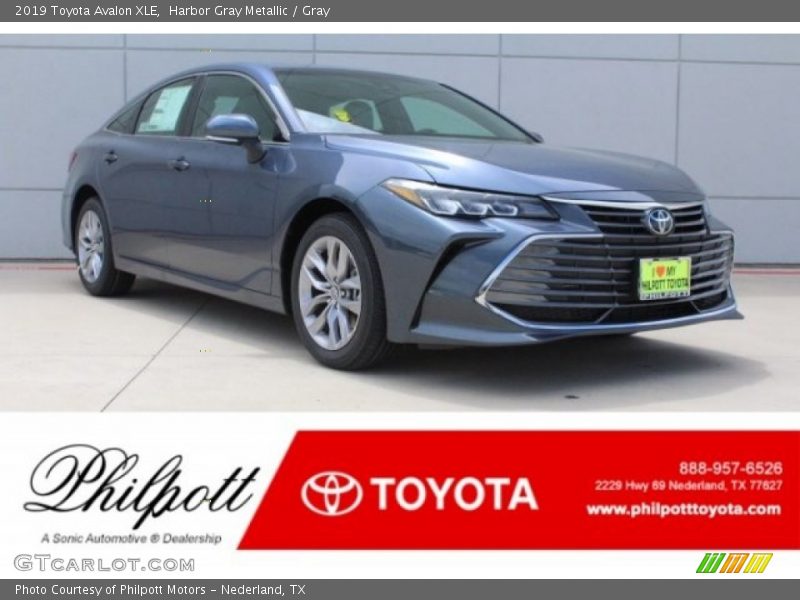 Harbor Gray Metallic / Gray 2019 Toyota Avalon XLE