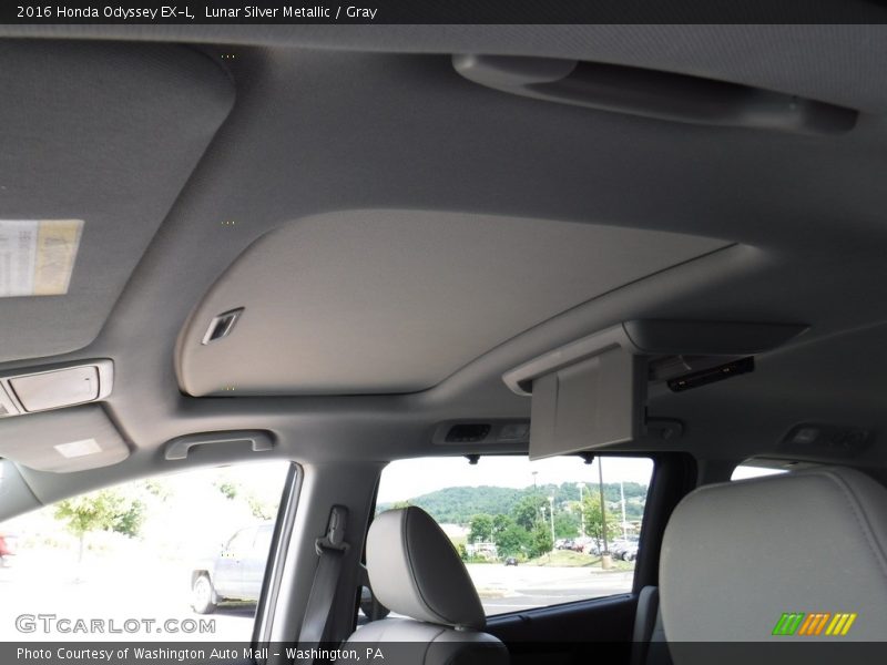Lunar Silver Metallic / Gray 2016 Honda Odyssey EX-L