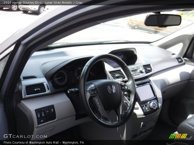 Lunar Silver Metallic / Gray 2016 Honda Odyssey EX-L