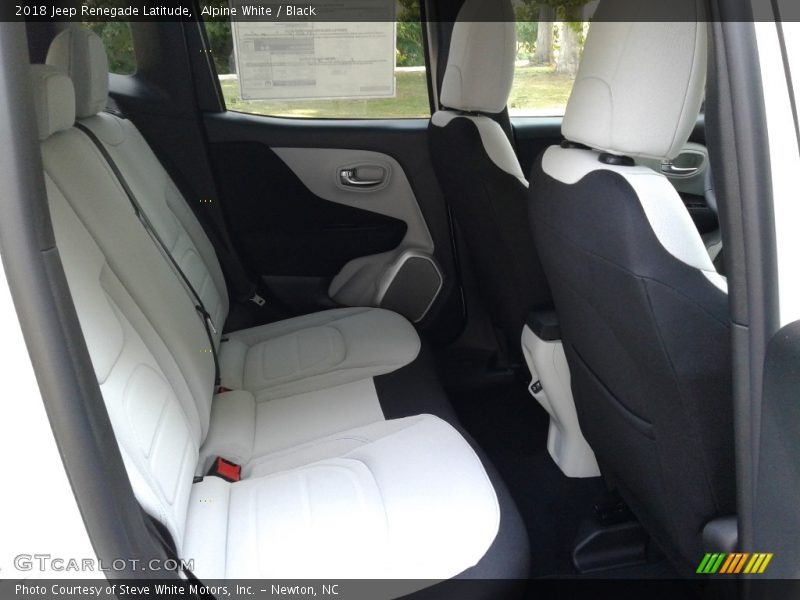 Alpine White / Black 2018 Jeep Renegade Latitude