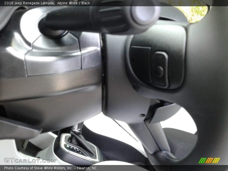 Alpine White / Black 2018 Jeep Renegade Latitude