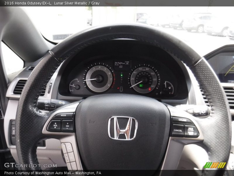 Lunar Silver Metallic / Gray 2016 Honda Odyssey EX-L