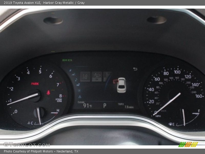 Harbor Gray Metallic / Gray 2019 Toyota Avalon XLE