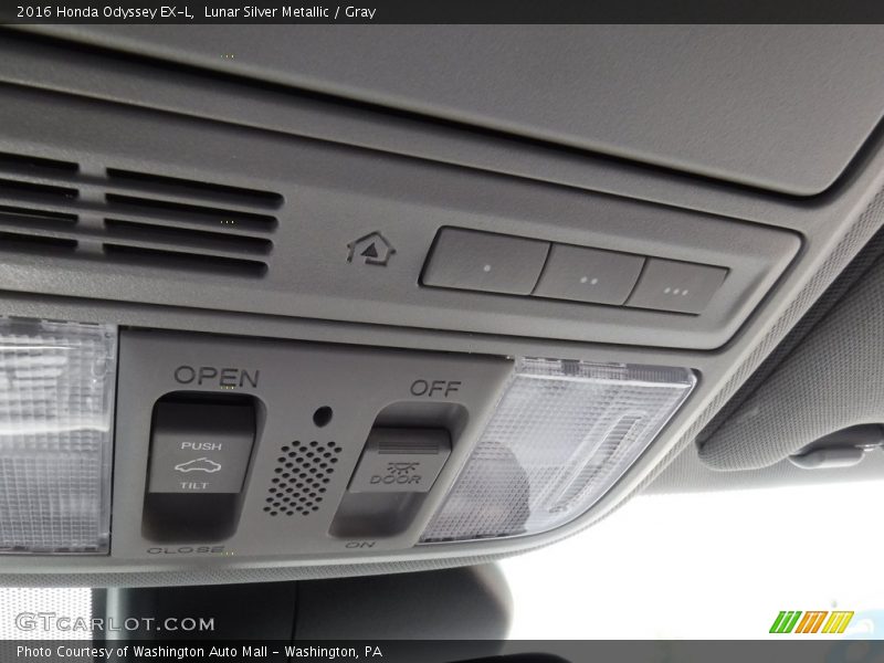 Lunar Silver Metallic / Gray 2016 Honda Odyssey EX-L