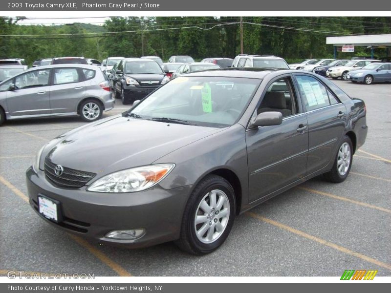 Phantom Gray Pearl / Stone 2003 Toyota Camry XLE