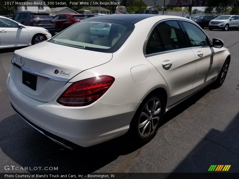 Polar White / Silk Beige/Black 2017 Mercedes-Benz C 300 Sedan