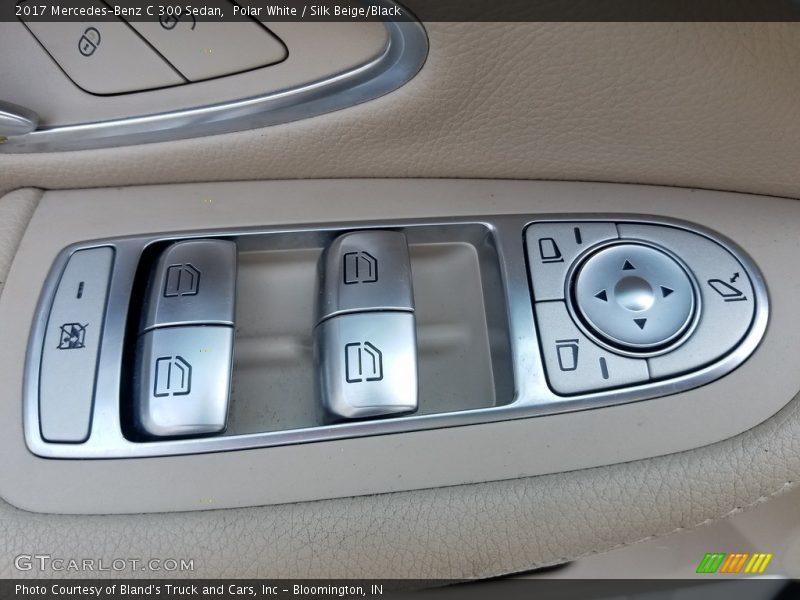 Polar White / Silk Beige/Black 2017 Mercedes-Benz C 300 Sedan