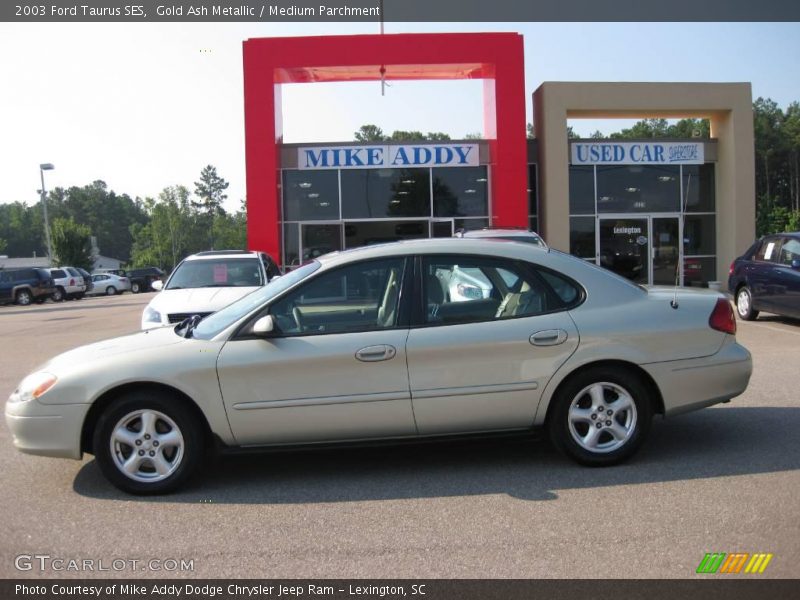 Gold Ash Metallic / Medium Parchment 2003 Ford Taurus SES