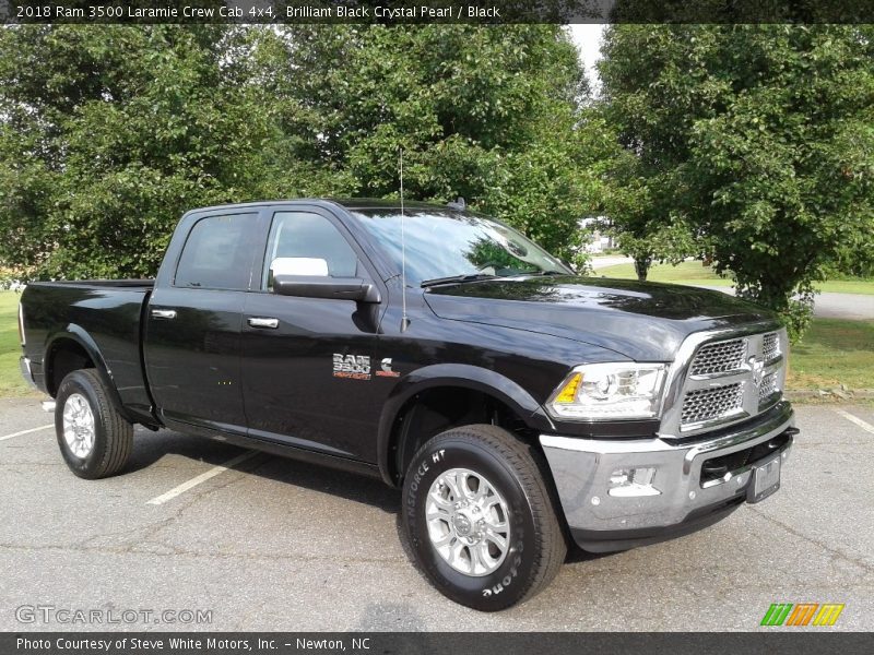  2018 3500 Laramie Crew Cab 4x4 Brilliant Black Crystal Pearl
