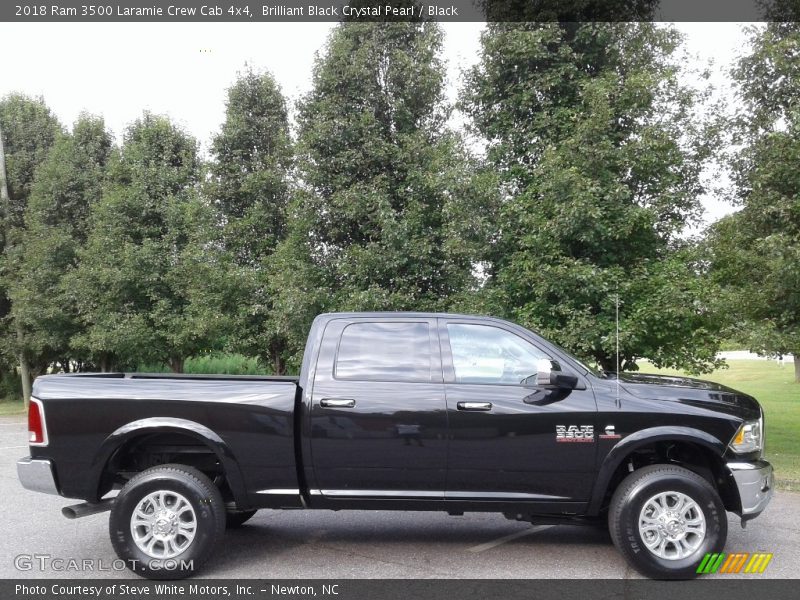  2018 3500 Laramie Crew Cab 4x4 Brilliant Black Crystal Pearl