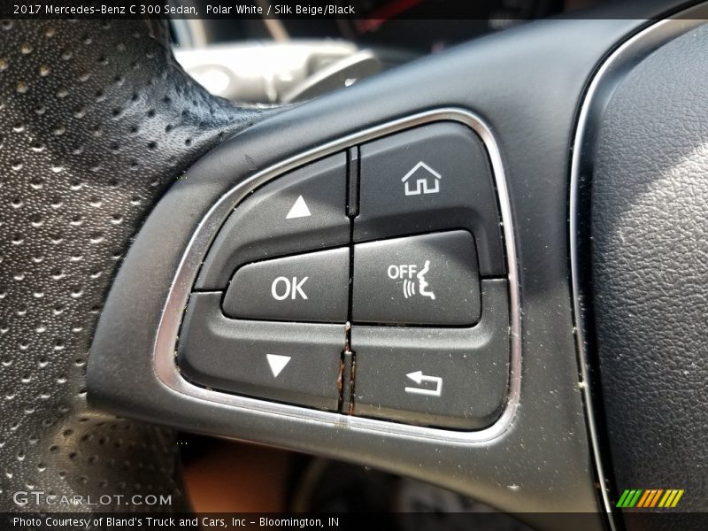 Polar White / Silk Beige/Black 2017 Mercedes-Benz C 300 Sedan