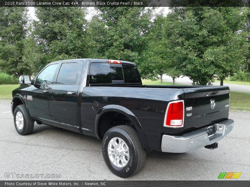 Brilliant Black Crystal Pearl / Black 2018 Ram 3500 Laramie Crew Cab 4x4