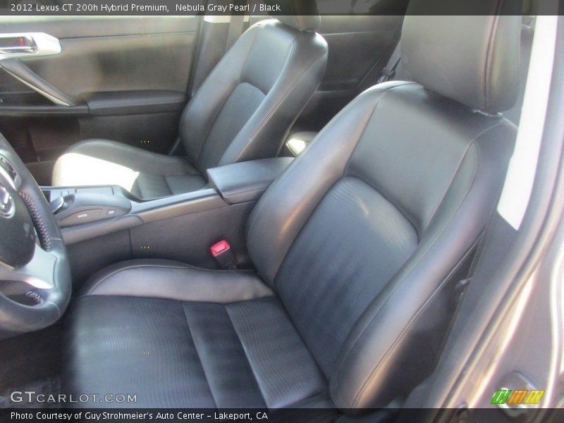 Nebula Gray Pearl / Black 2012 Lexus CT 200h Hybrid Premium