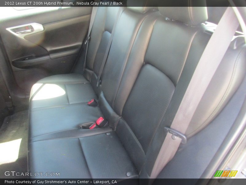 Nebula Gray Pearl / Black 2012 Lexus CT 200h Hybrid Premium