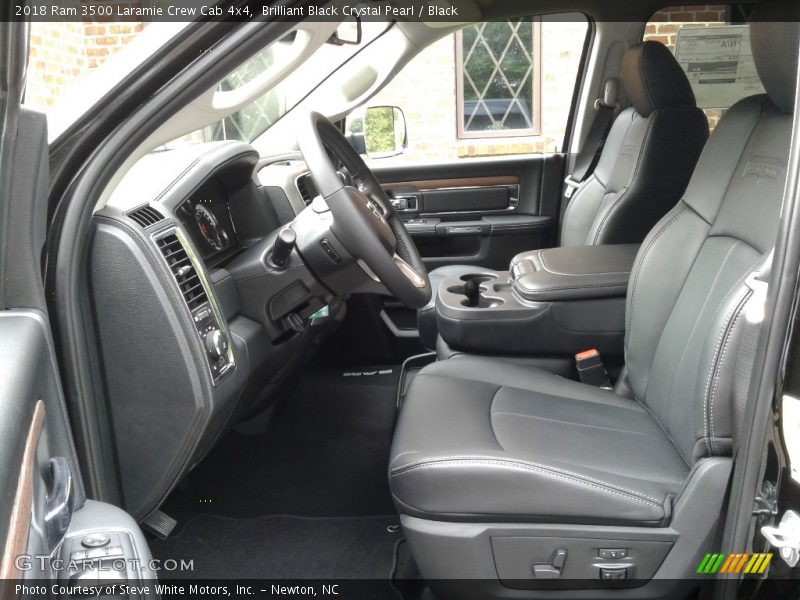  2018 3500 Laramie Crew Cab 4x4 Black Interior