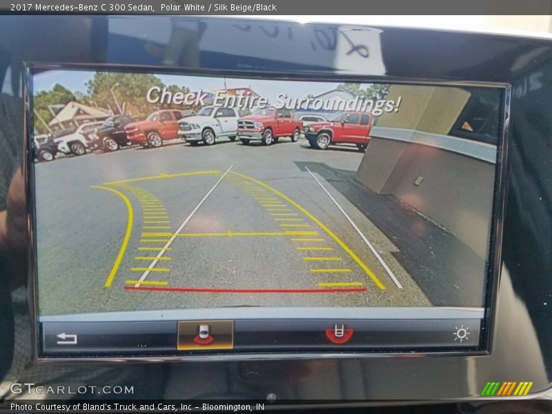 Polar White / Silk Beige/Black 2017 Mercedes-Benz C 300 Sedan