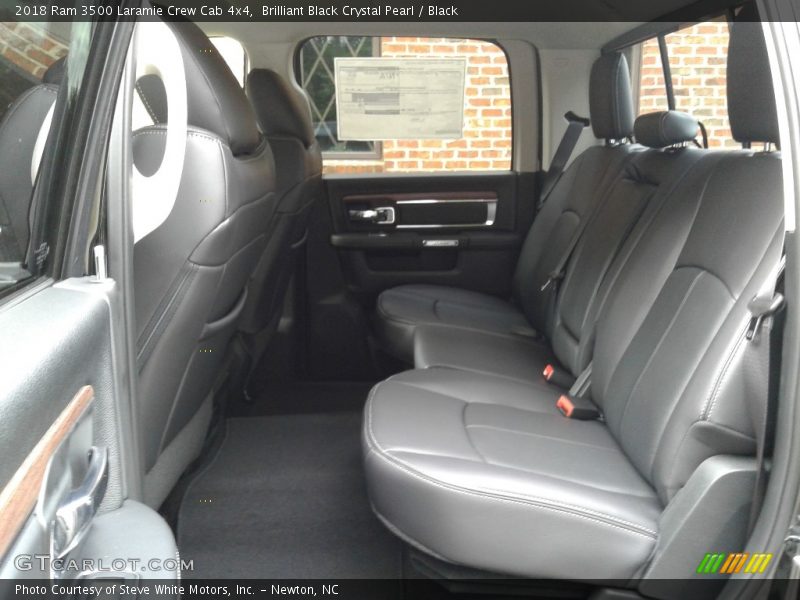 Rear Seat of 2018 3500 Laramie Crew Cab 4x4