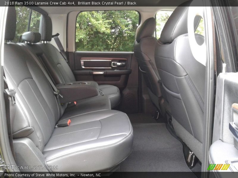 Rear Seat of 2018 3500 Laramie Crew Cab 4x4