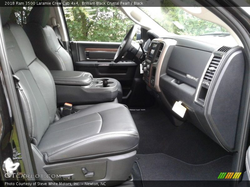 Front Seat of 2018 3500 Laramie Crew Cab 4x4