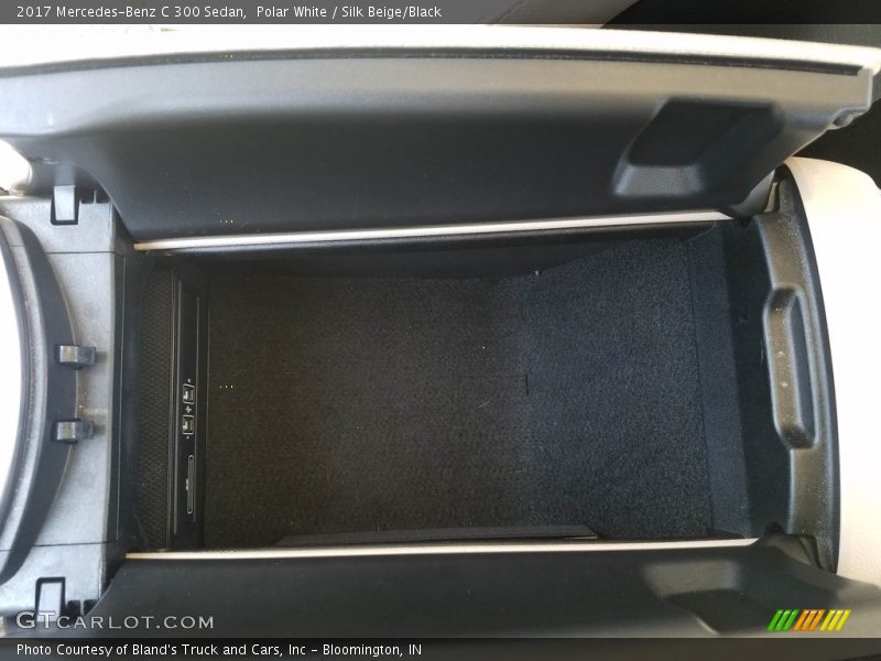 Polar White / Silk Beige/Black 2017 Mercedes-Benz C 300 Sedan