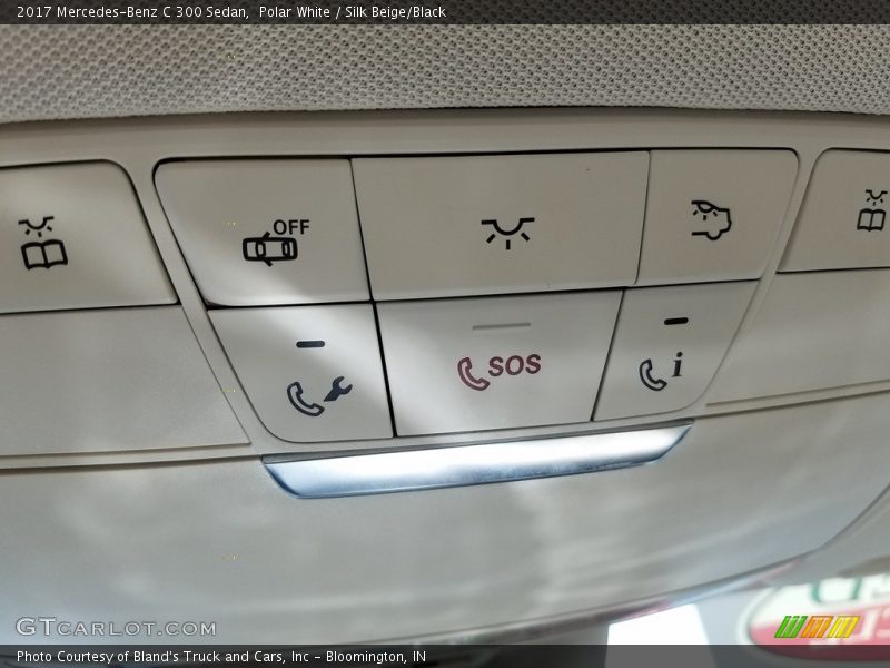 Polar White / Silk Beige/Black 2017 Mercedes-Benz C 300 Sedan