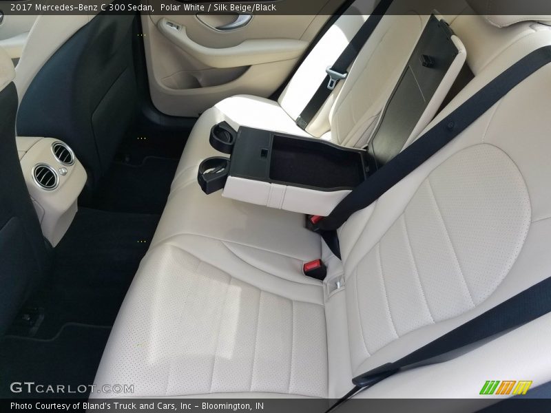Polar White / Silk Beige/Black 2017 Mercedes-Benz C 300 Sedan