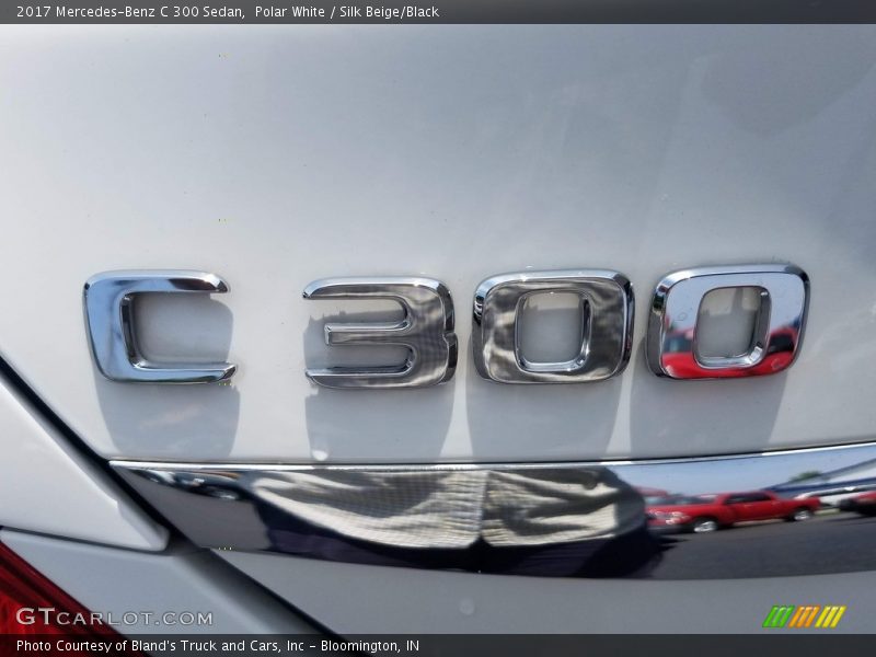 Polar White / Silk Beige/Black 2017 Mercedes-Benz C 300 Sedan