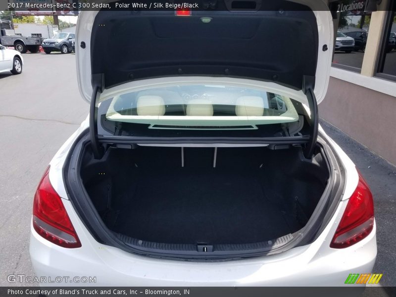 Polar White / Silk Beige/Black 2017 Mercedes-Benz C 300 Sedan