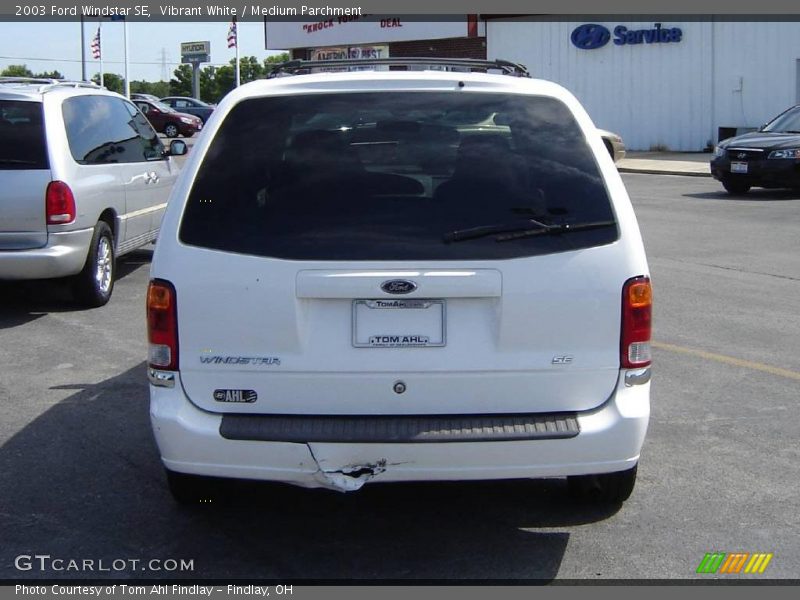 Vibrant White / Medium Parchment 2003 Ford Windstar SE