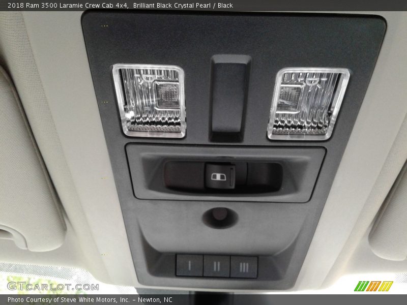 Brilliant Black Crystal Pearl / Black 2018 Ram 3500 Laramie Crew Cab 4x4