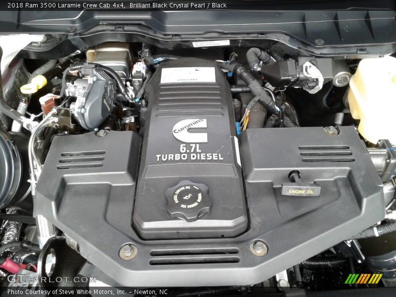  2018 3500 Laramie Crew Cab 4x4 Engine - 6.7 Liter OHV 24-Valve Cummins Turbo-Diesel Inline 6 Cylinder