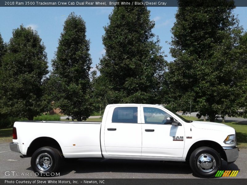 Bright White / Black/Diesel Gray 2018 Ram 3500 Tradesman Crew Cab Dual Rear Wheel