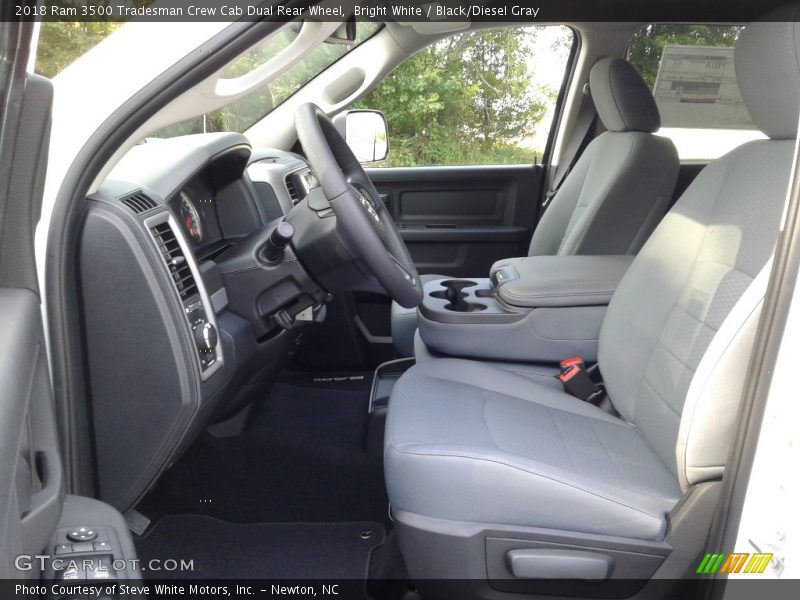 Bright White / Black/Diesel Gray 2018 Ram 3500 Tradesman Crew Cab Dual Rear Wheel