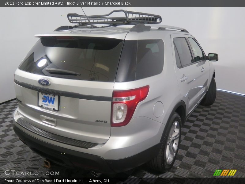 Ingot Silver Metallic / Charcoal Black 2011 Ford Explorer Limited 4WD