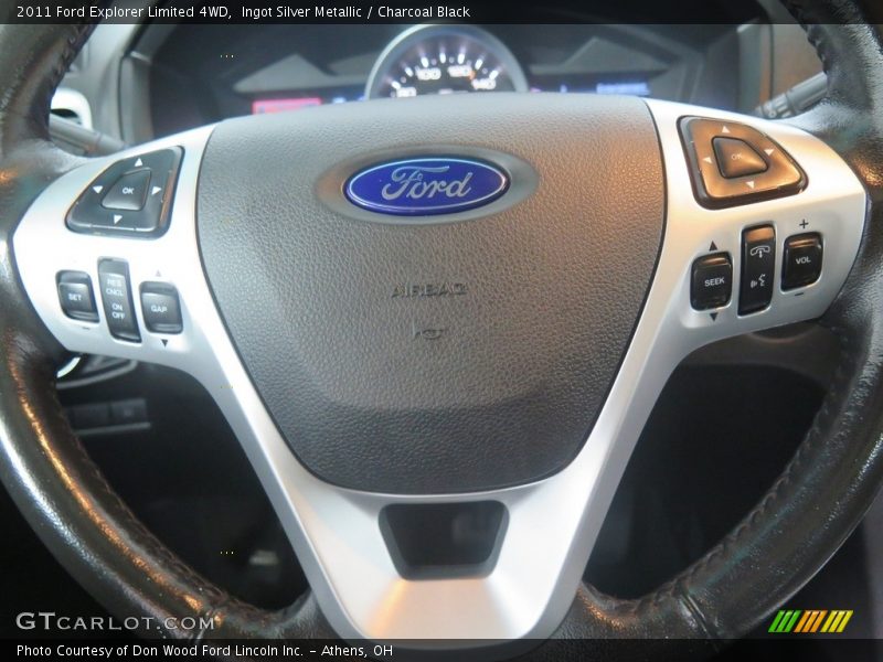 Ingot Silver Metallic / Charcoal Black 2011 Ford Explorer Limited 4WD
