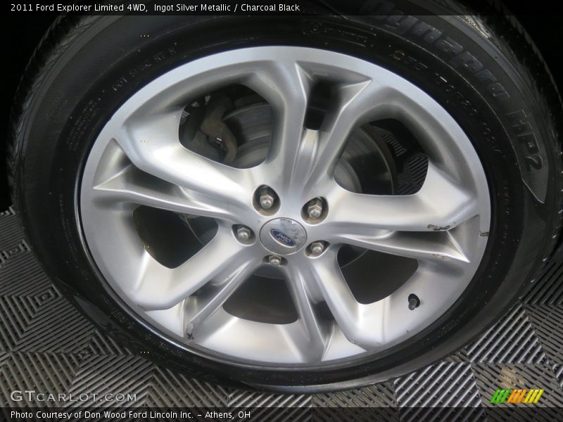 Ingot Silver Metallic / Charcoal Black 2011 Ford Explorer Limited 4WD