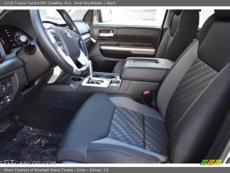 Silver Sky Metallic / Black 2018 Toyota Tundra SR5 CrewMax 4x4