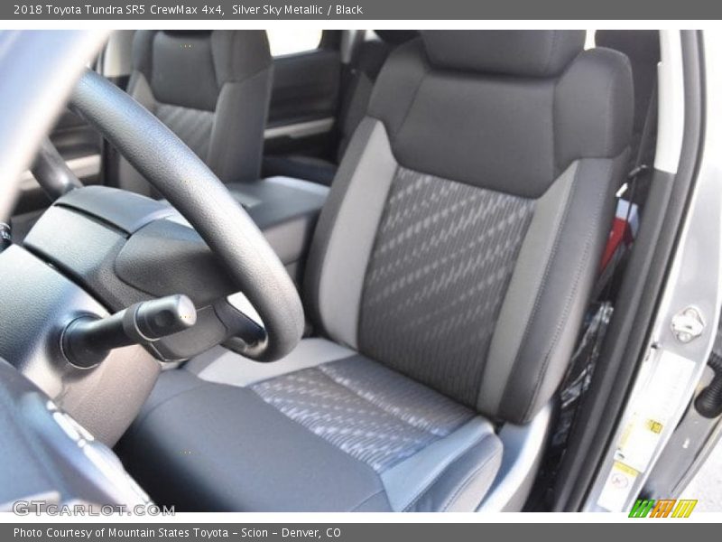 Silver Sky Metallic / Black 2018 Toyota Tundra SR5 CrewMax 4x4