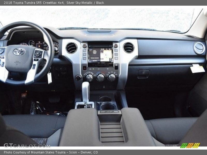 Silver Sky Metallic / Black 2018 Toyota Tundra SR5 CrewMax 4x4