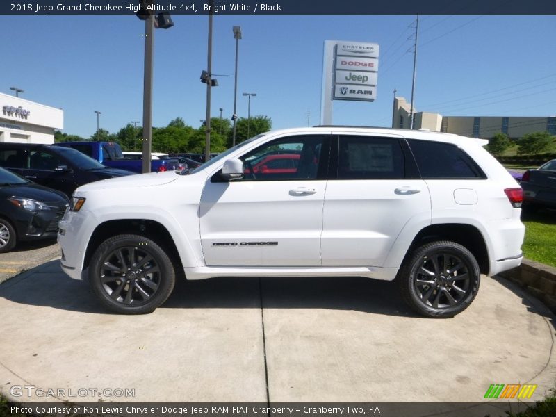 Bright White / Black 2018 Jeep Grand Cherokee High Altitude 4x4