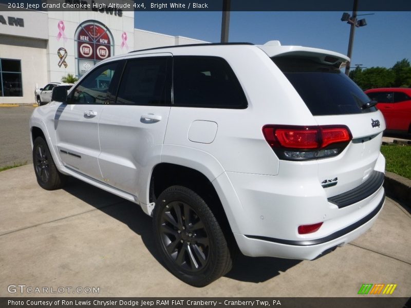 Bright White / Black 2018 Jeep Grand Cherokee High Altitude 4x4